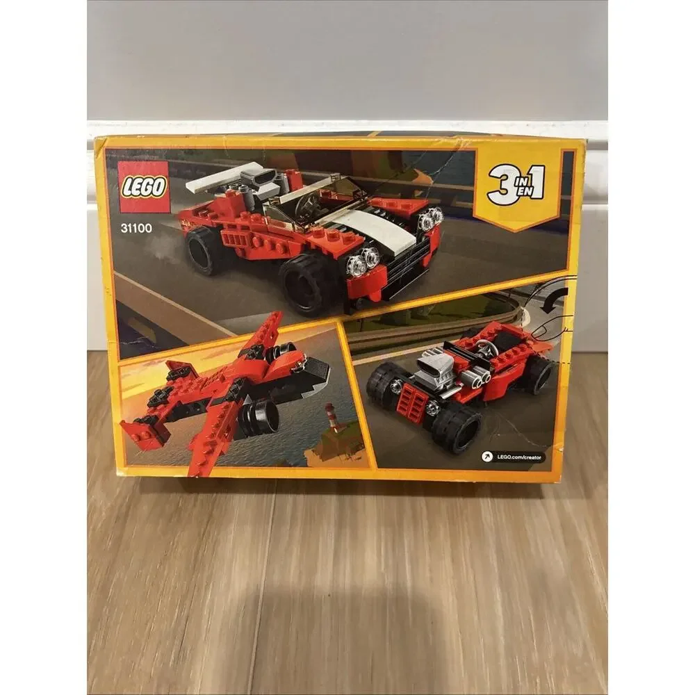 LEGO Creator 3 In 1: Sports Car #31100 / 134 Pieces / 100% Complete